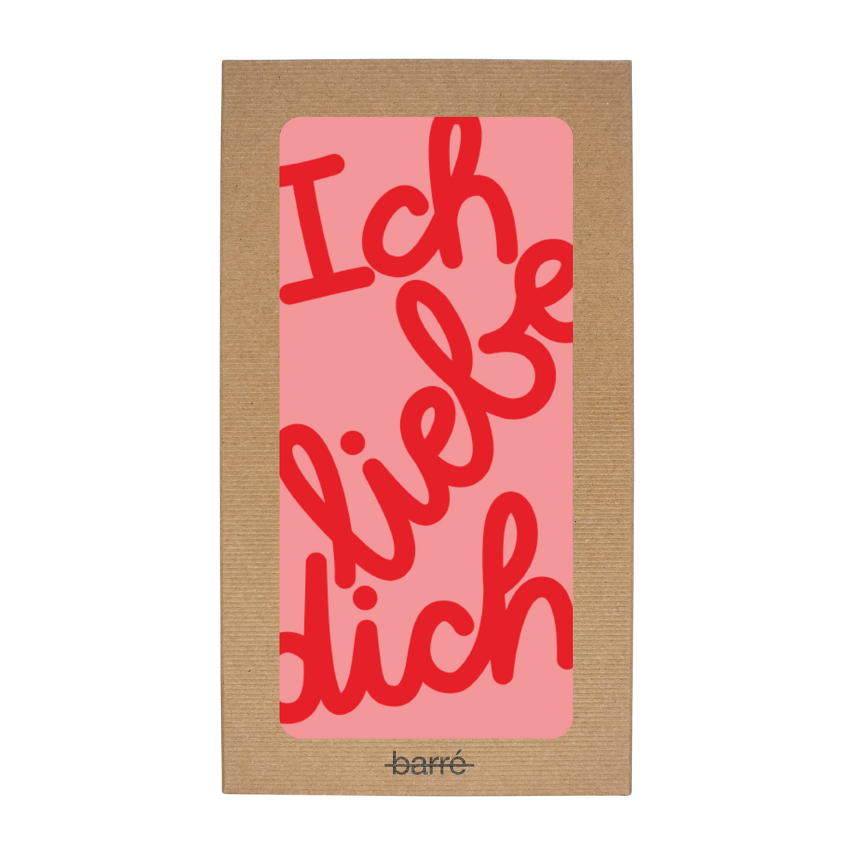 Ich liebe dich — Schokolade & Grusskarte | barré