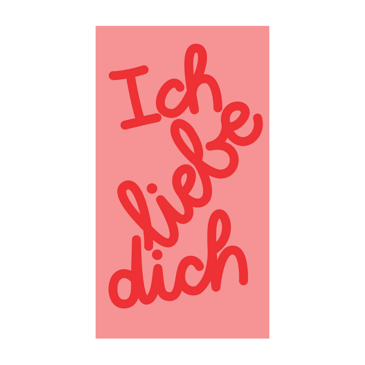 Ich liebe dich — Schokolade & Grusskarte | barré