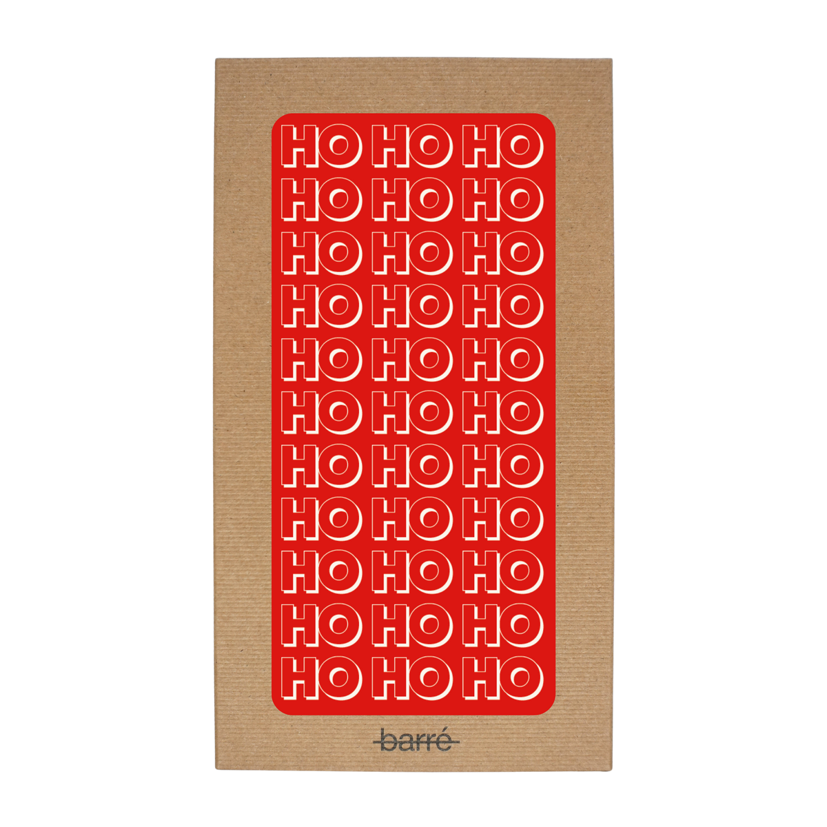 Ho ho ho — Chocolat & carte à message | barré