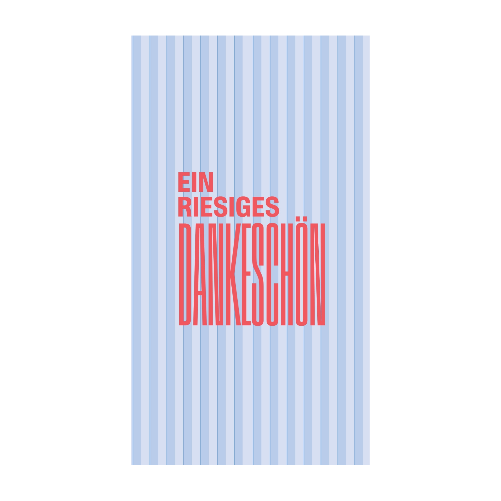 Ein riesiges Dankeschön — Schokolade & Grusskarte | barré