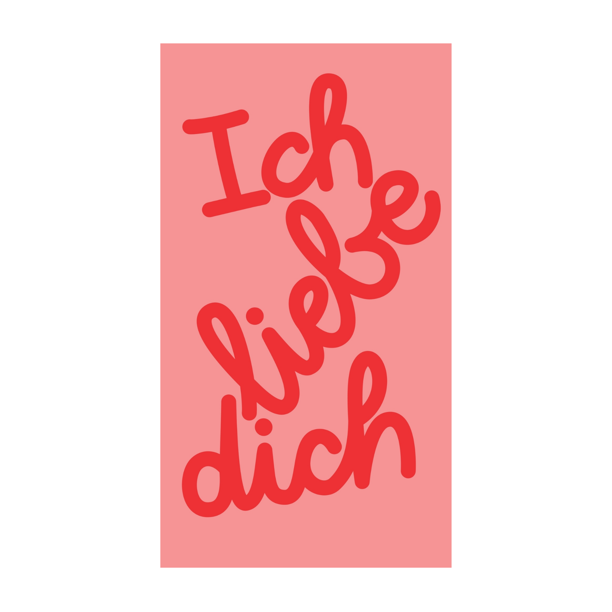 Ich liebe dich — Schokolade & Grusskarte | barré