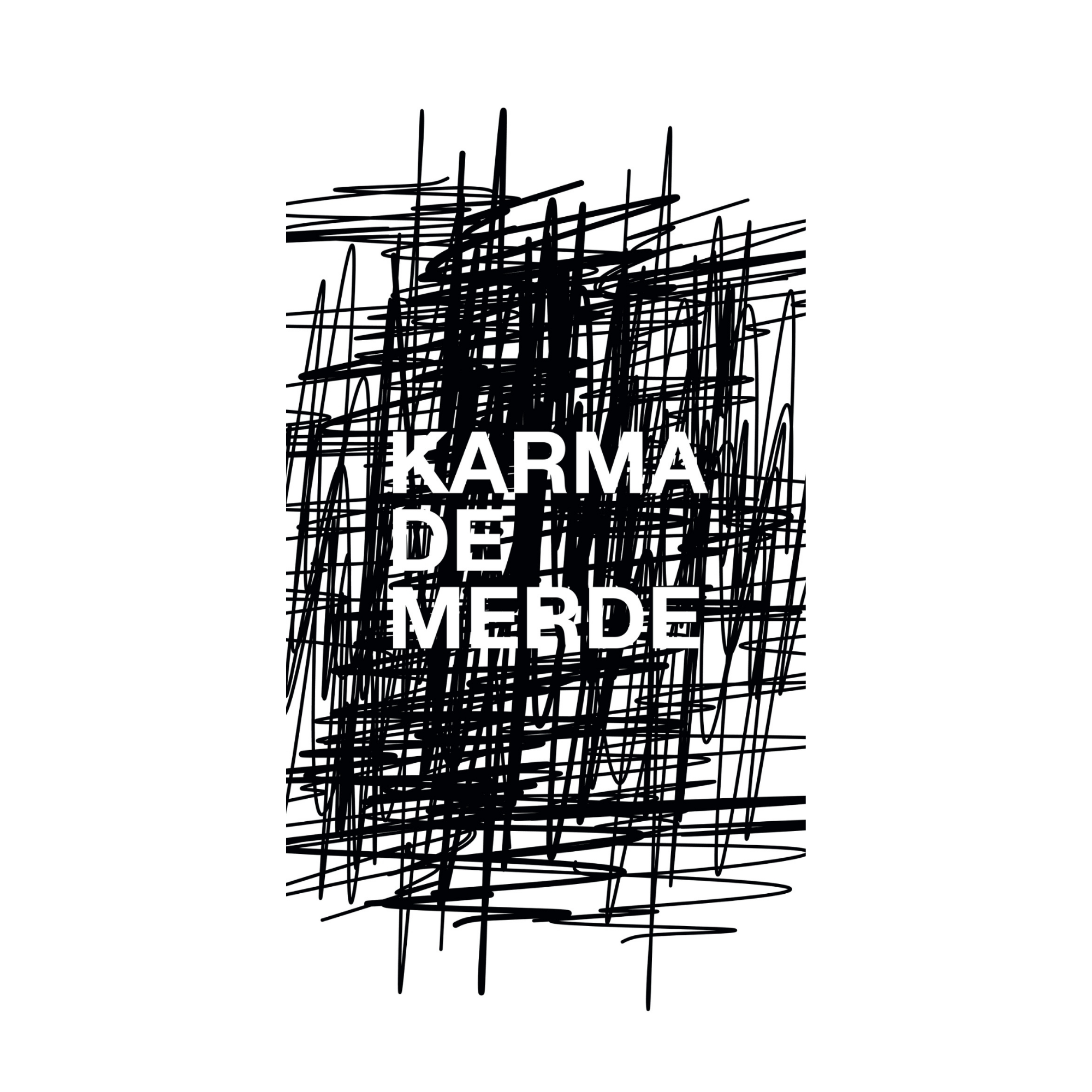 Karma de merde — Chocolat & carte à message | barré