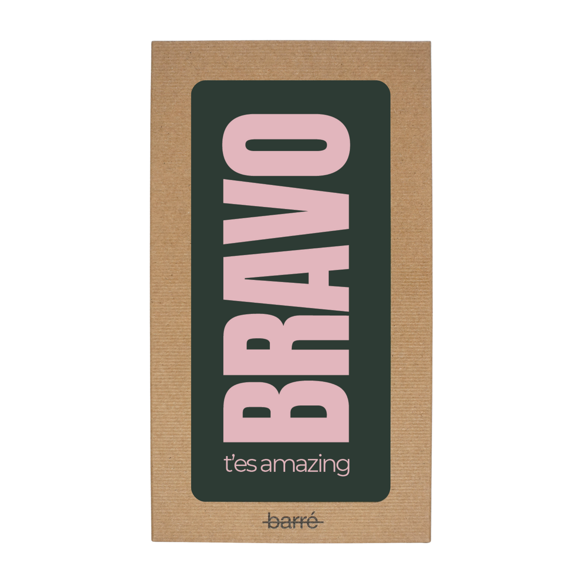 Bravo, t'es amazing — Chocolat & carte à message | barré