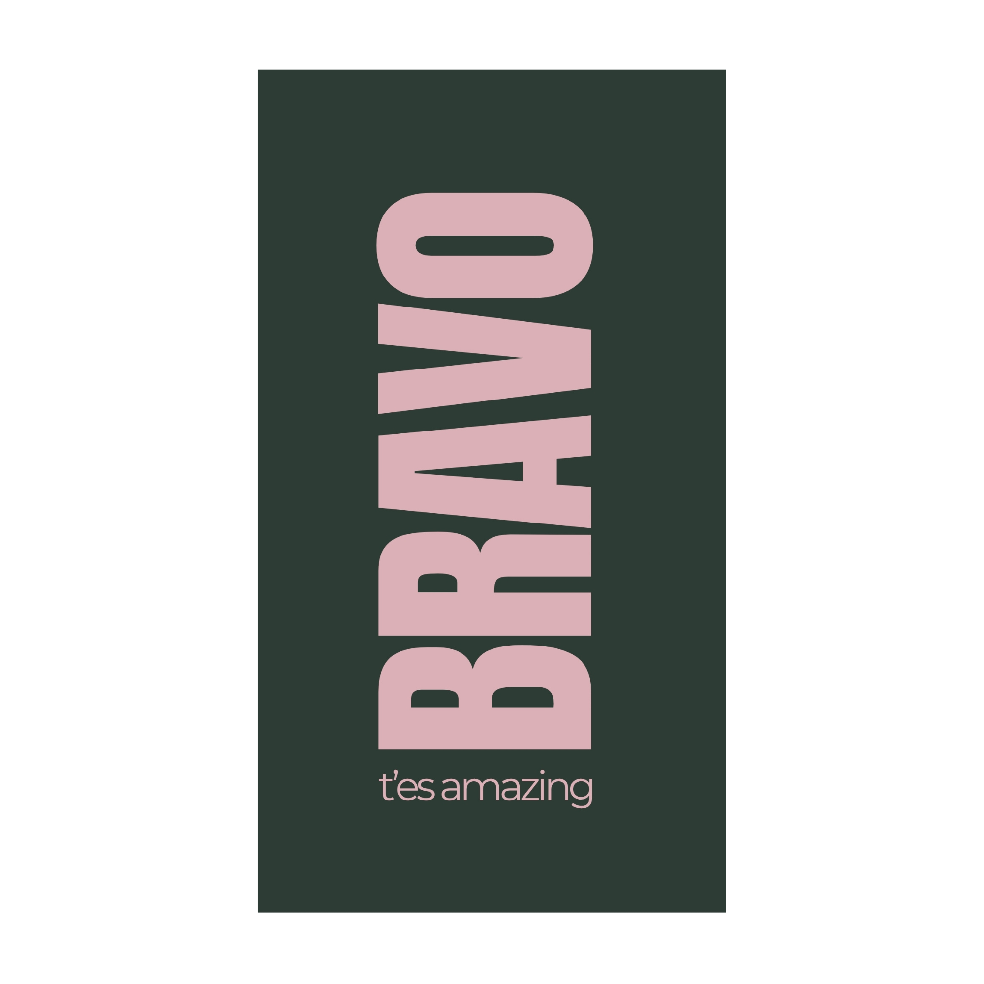 Bravo, t'es amazing — Chocolat & carte à message | barré