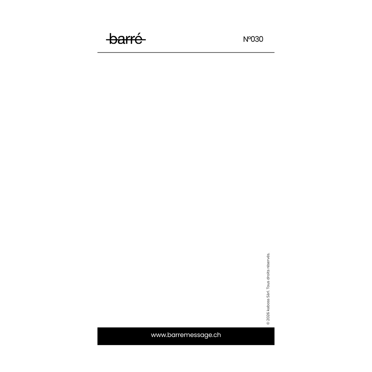 C'est quoi ton secret ? Bon anniv. — Chocolat & carte à message | barré