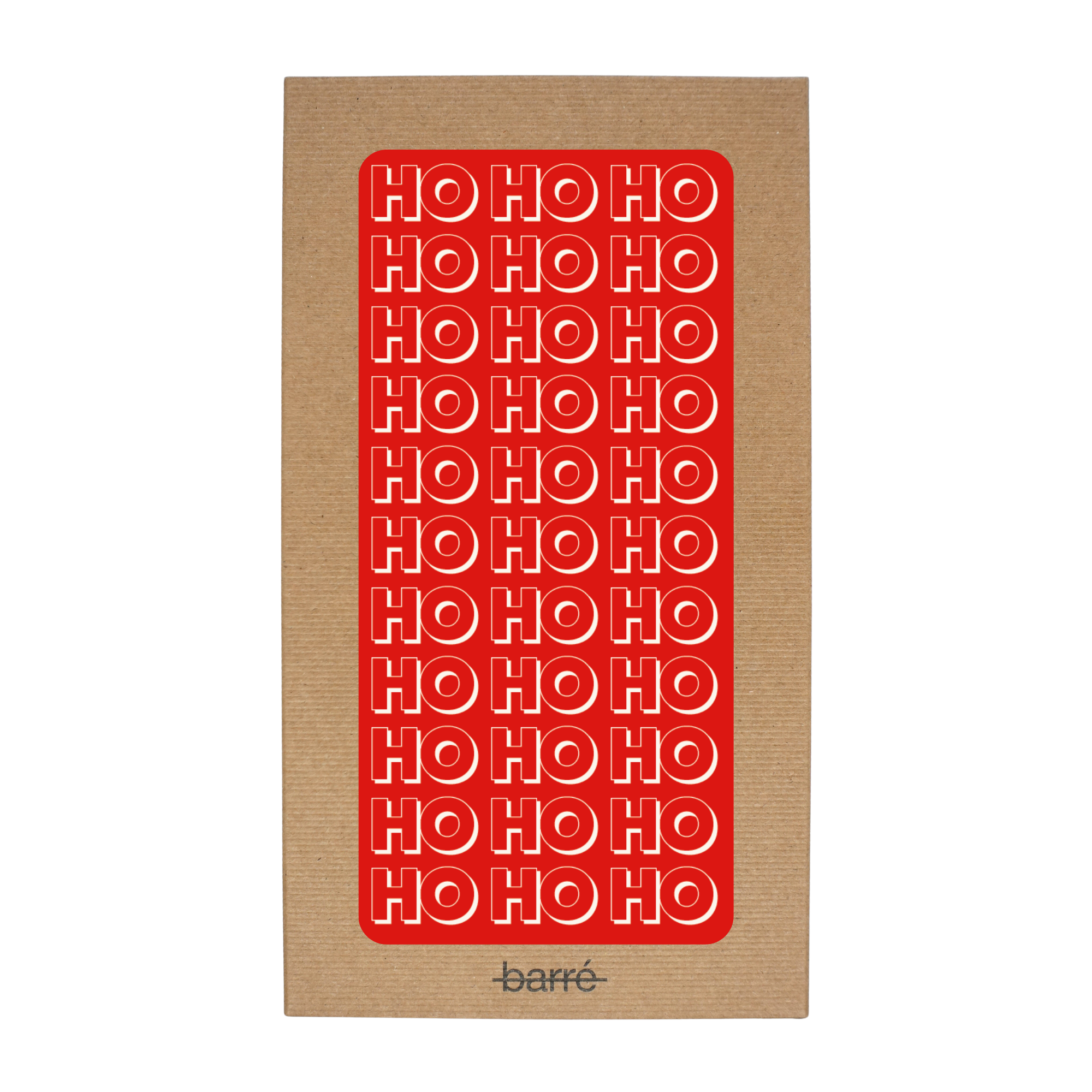 Ho ho ho — Chocolat & carte à message | barré