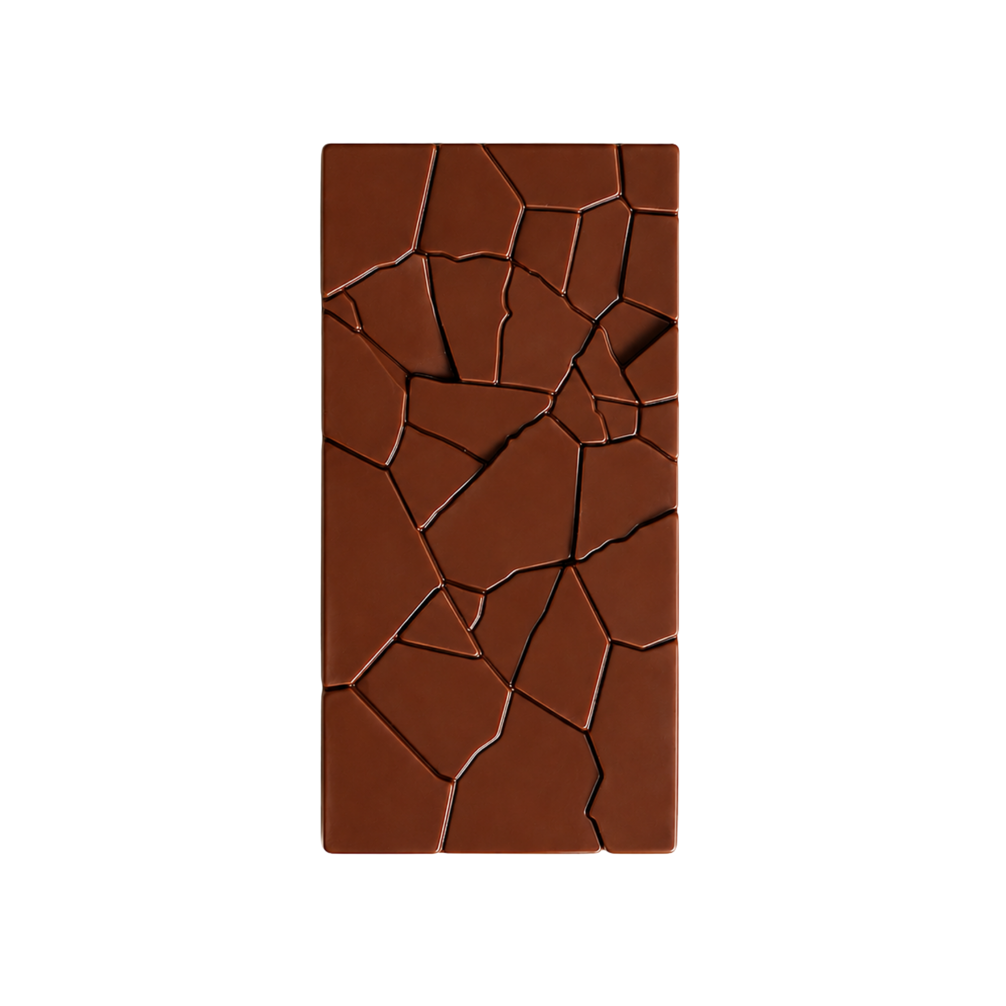 Plaque de chocolat au lait | barré