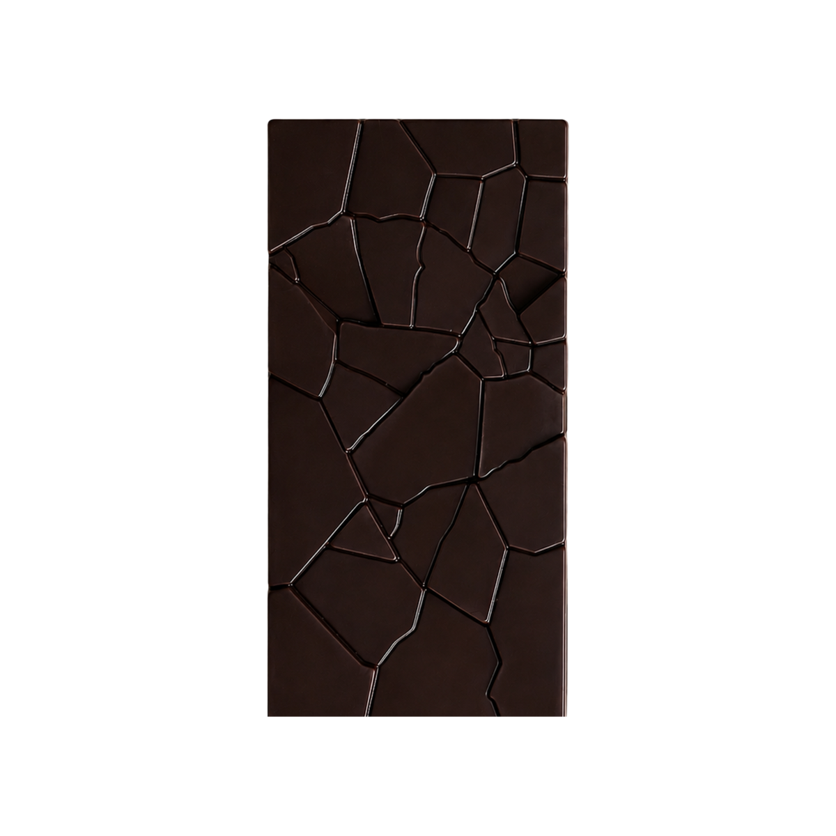 Plaque de chocolat noir | barré